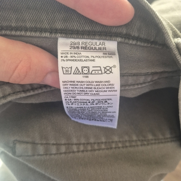 Banana Republic Olive Green Skinny Jeans – Size 29/8 - Picture 4 of 5